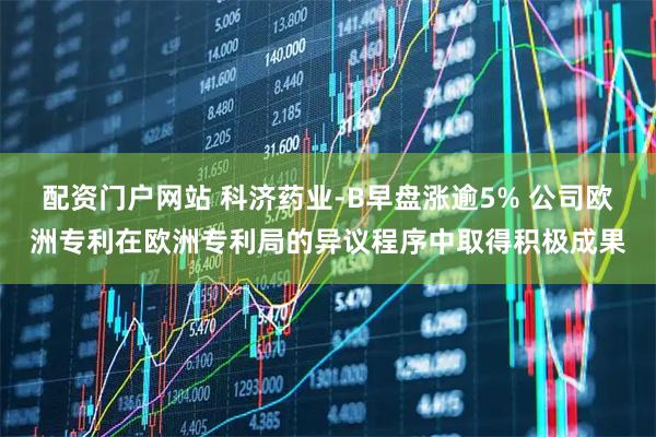 配资门户网站 科济药业-B早盘涨逾5% 公司欧洲专利在欧洲专利局的异议程序中取得积极成果